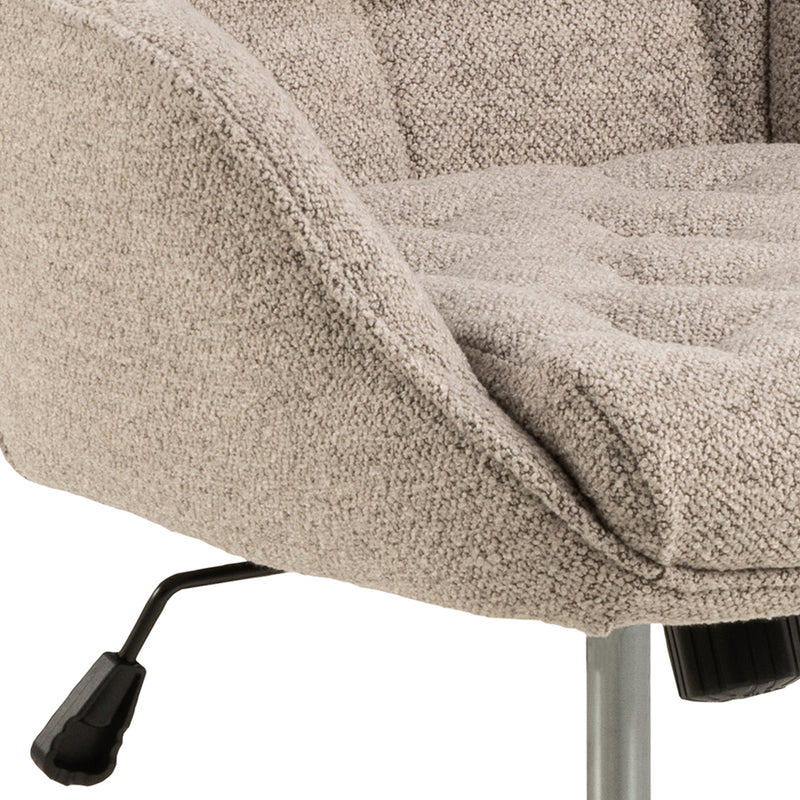 Erik Gas Lift Desk Chair PU – Beige – image 9
