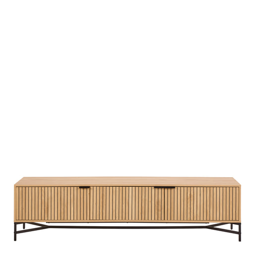 Jaipur TV Unit With 3 Doors 176cm Wide in Oak – image 2