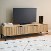 Jaipur TV Unit With 3 Doors 176cm Wide in Oak – image 5