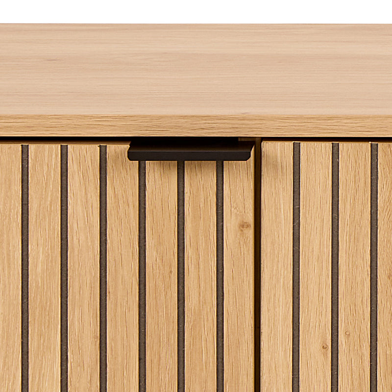 Jaipur TV Unit With 3 Doors 176cm Wide in Oak – image 6