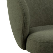 Darlene Dining Chair with Armrest and Swivel Function – Green – image 7
