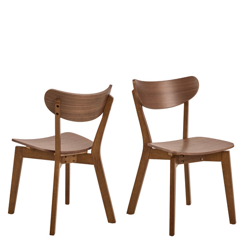 Roxby Dining Chairs in Walnut Set of 2 – image 1