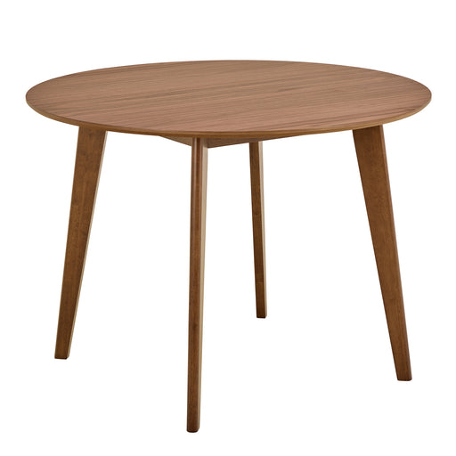 Roxby Round Dining Table in Walnut 120x76cm Included 4 Roxby Dining Chairs in Walnut – image 2