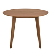 Roxby Round Dining Table in Walnut 120x76cm Included 4 Roxby Dining Chairs in Walnut – image 3