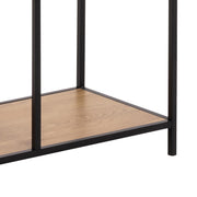 Seaford Tall Wild Oak Metal 2 Drawer Bookcase With 4 Shelves – image 7