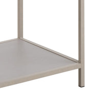 Seaford Tall Grey Metal 2 Drawer Bookcase with 4 Shelves – image 8