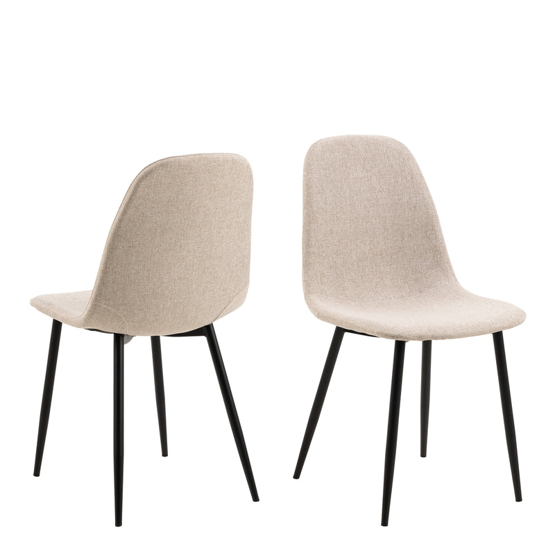 Celia Dining Chair Set of 4 – Beige – image 1