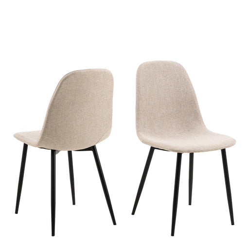 Celia Dining Chair Set of 4 – Beige – image 1