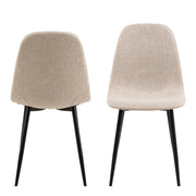 Celia Dining Chair Set of 4 – Beige – image 2