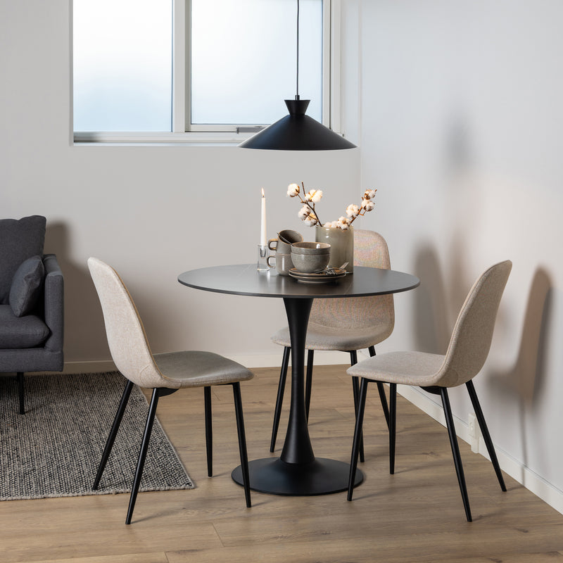 Celia Dining Chair Set of 4 – Beige – image 4