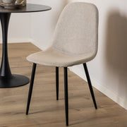 Celia Dining Chair Set of 4 – Beige – image 5