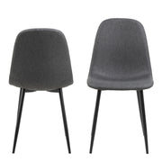 Celia Dining Chair Set of 4 – Grey – image 2