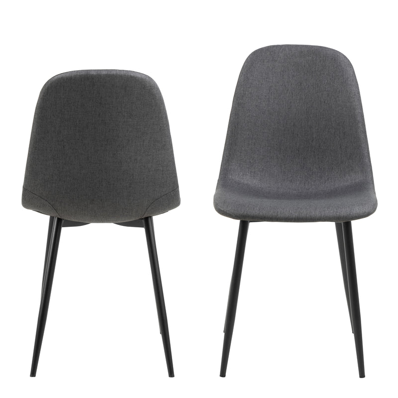 Celia Dining Chair Set of 4 – Grey – image 2