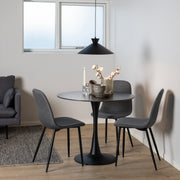 Celia Dining Chair Set of 4 – Grey – image 5