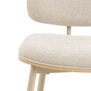 Owen Dining Chair in Apia Fabric Beige Set of 2 – image 7