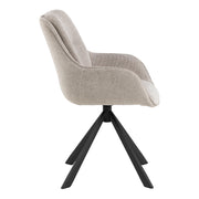 Carrie Swivel Dining Chair in Sand Set of 2 – image 3