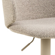 Ella Swivel Beige Bar Stool Set of 2 – image 6