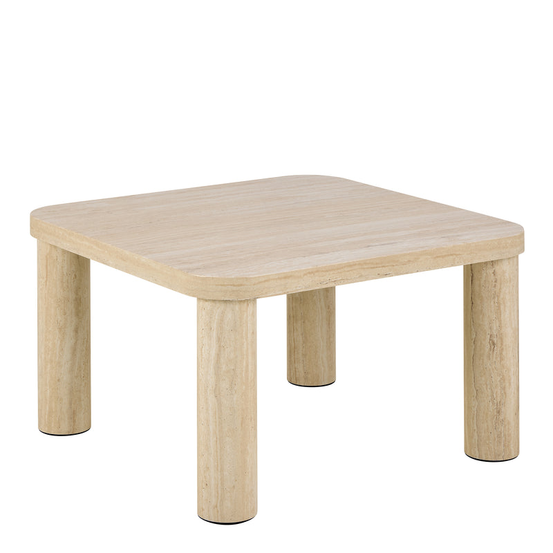 Solano Square Coffee Table 60 x – Travertine – image 1