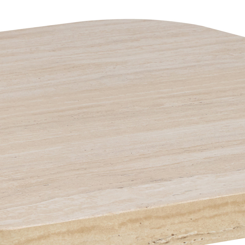 Solano Square Coffee Table 60 x – Travertine – image 5