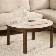 Southampton Round Coffee Table in Cream Ceramic 90x45cm – image 4