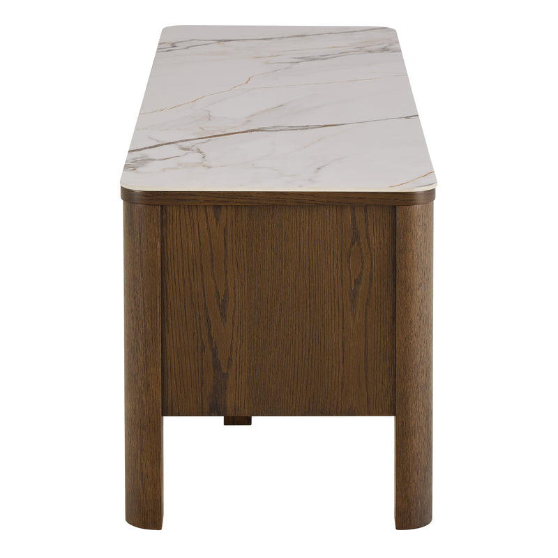 Southampton TV Unit 2 Doors 1 Shelf in Ceramic Cream – image 3