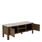 Southampton TV Unit 2 Doors 1 Shelf in Ceramic Cream – image 4