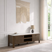 Southampton TV Unit 2 Doors 1 Shelf in Ceramic Cream – image 5