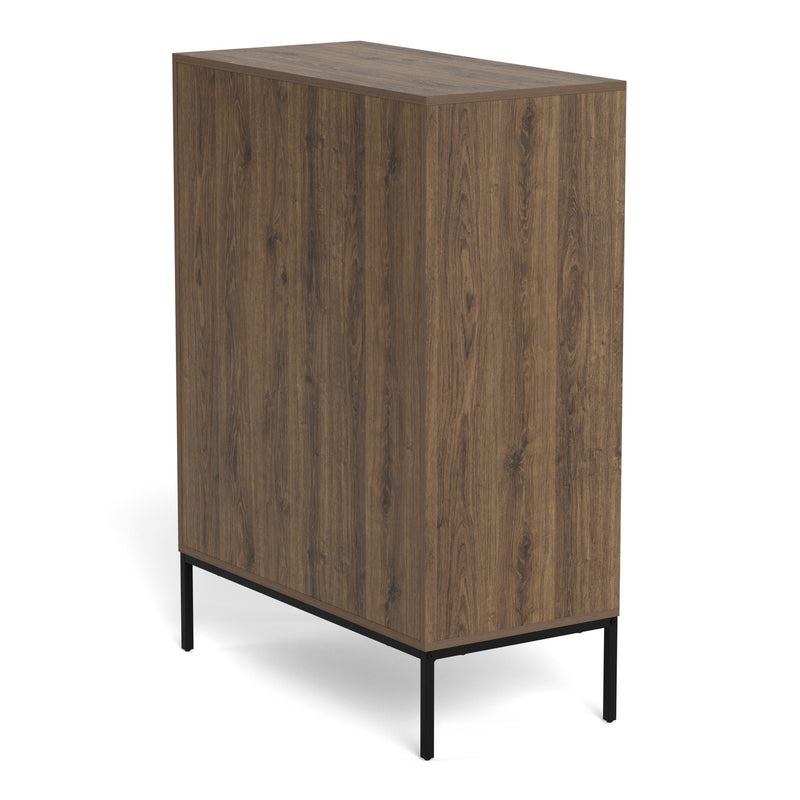 Palmdale 3 Drawer Chest in Smoked Oak – image 4