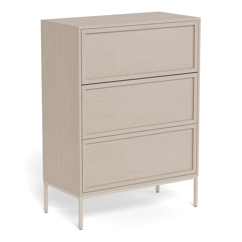 Palmdale 3 Drawer Chest in Grey – image 1