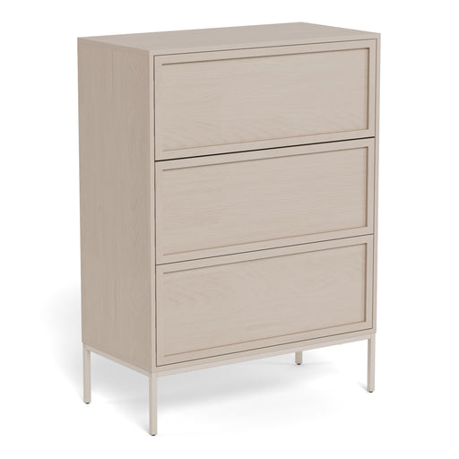 Palmdale 3 Drawer Chest in Grey – image 1