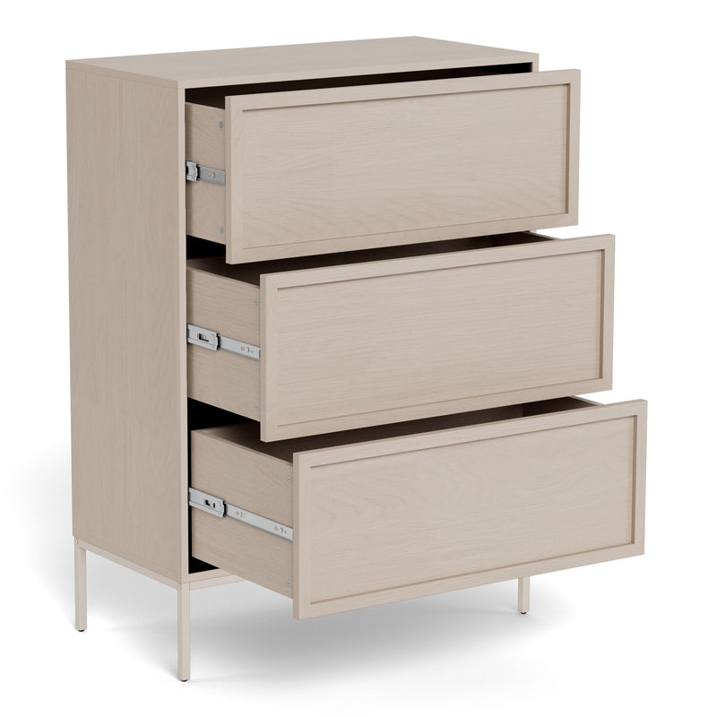 Palmdale 3 Drawer Chest in Grey – image 6