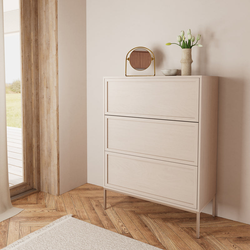 Palmdale 3 Drawer Chest in Grey – image 9