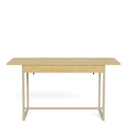 Darlington Console Table With 2 Open Shelves and Oak Top – image 4