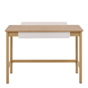 Alpena Office Desk in Oak & Beige – image 2