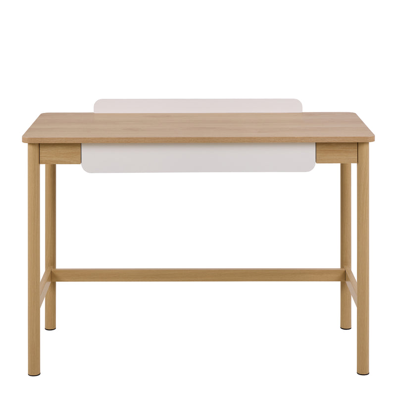 Alpena Office Desk in Oak & Beige – image 2