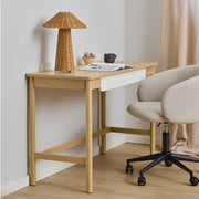 Alpena Office Desk in Oak & Beige – image 5
