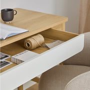 Alpena Office Desk in Oak & Beige – image 6