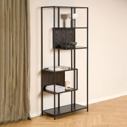 Seaford Bookcase with 5 Shelves in Black – image 5