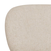 Lyric Dining Chair in Sand Fabric & Chrome Base (Set of 2) – image 10