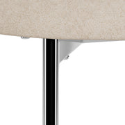 Lyric Dining Chair in Sand Fabric & Chrome Base (Set of 2) – image 12