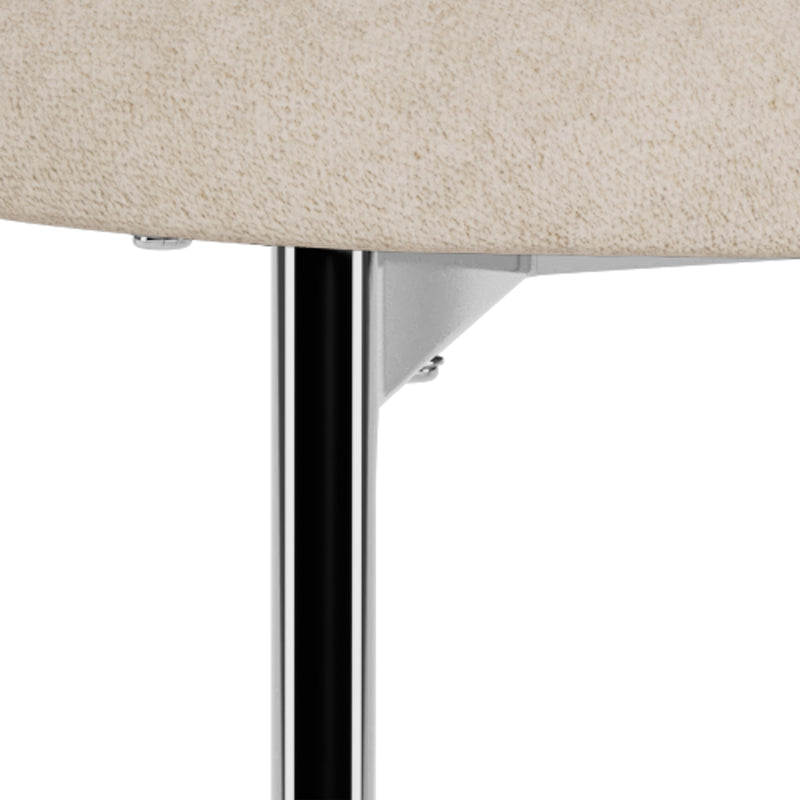Lyric Dining Chair in Sand Fabric & Chrome Base (Set of 2) – image 12