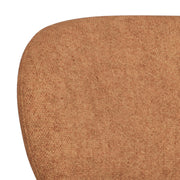 Lyric Dining Chair in Terracotta Fabric & Chrome Base (Set of 2) – image 10