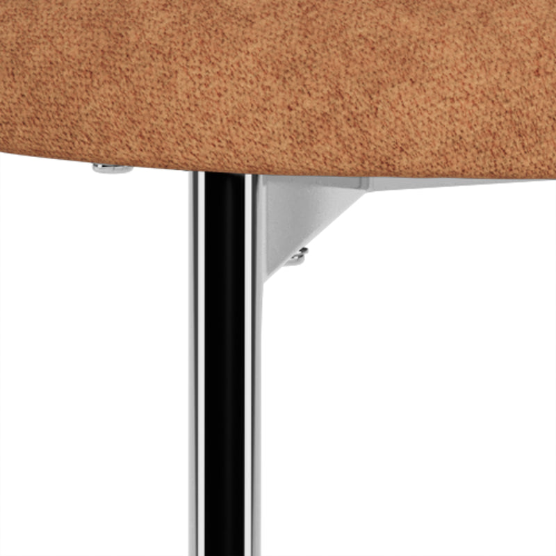 Lyric Dining Chair in Terracotta Fabric & Chrome Base (Set of 2) – image 12
