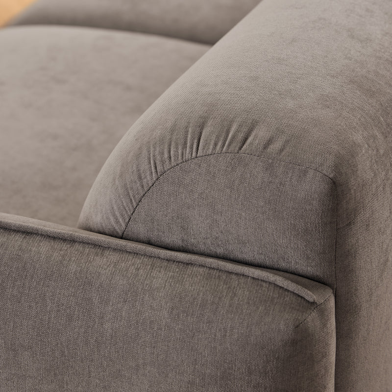 Westham 3-Seater Sofa 05 Fabric, Base – Brown – image 7