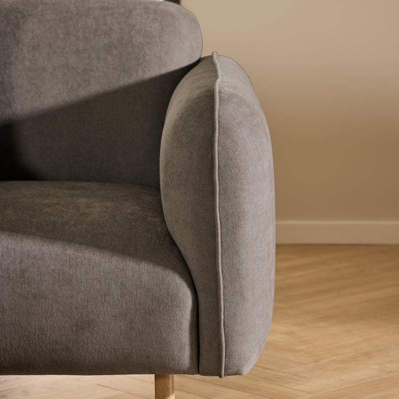 Westham 3-Seater Sofa 05 Fabric, Base – Brown – image 8