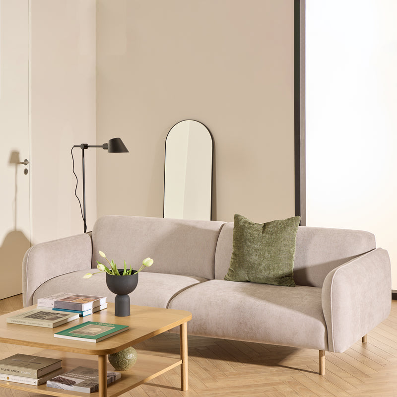 Westham 3-Seater Sofa 05 Fabric, Base – Beige – image 4