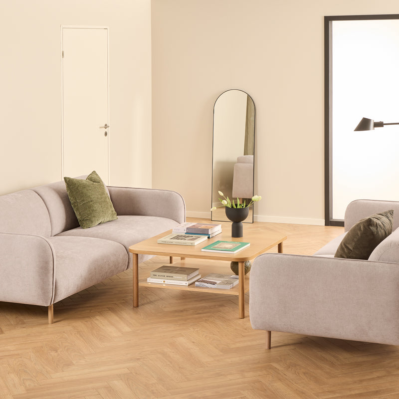 Westham 3-Seater Sofa 05 Fabric, Base – Beige – image 5