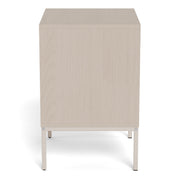 Palmdale Bedside Table with 2 Drawers in Grey – image 3