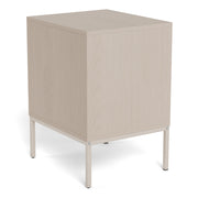Palmdale Bedside Table with 2 Drawers in Grey – image 4