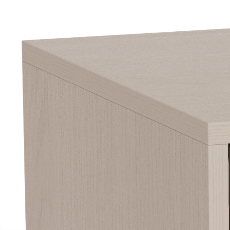 Palmdale Bedside Table with 2 Drawers in Grey – image 7